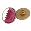 Fabricantes liga de zinco de metal personalizada Soft Hard esmalte dura qatar bandeira nacional bandeira de lapela abridor de abridor de emblema