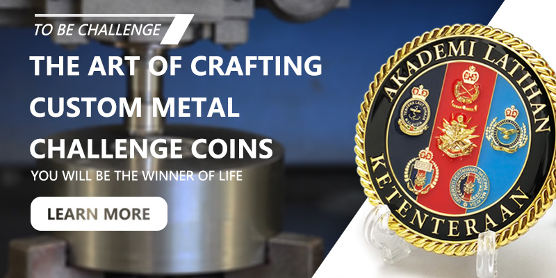 A arte de criar moedas de desafio de metal personalizado